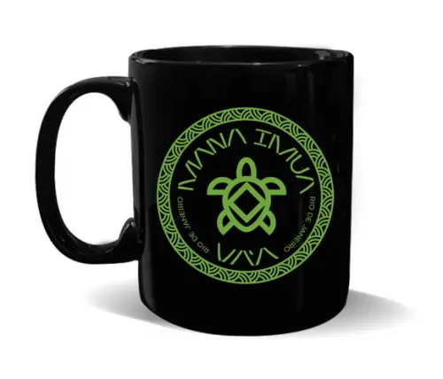 Caneca Preta Personalizada 300ml - 48 Unidades