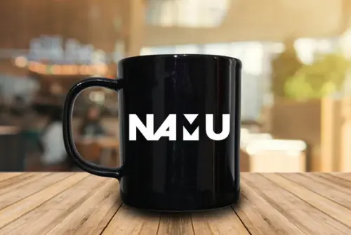 Caneca Preta Personalizada de 300ml - Kit 12 Unidades