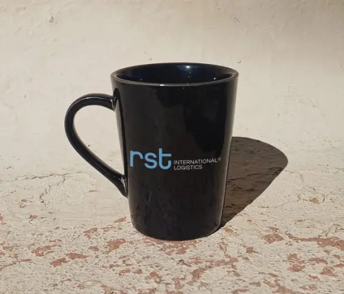 Caneca Preta Tulipa Personalizada 250ml - 100 Unidades