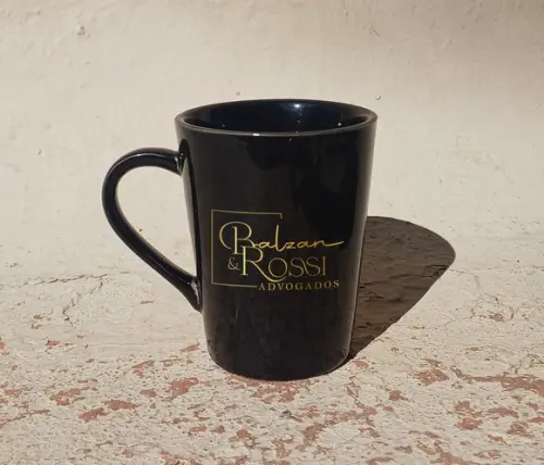Caneca Preta Tulipa Personalizada 250ml - 200 Unidades