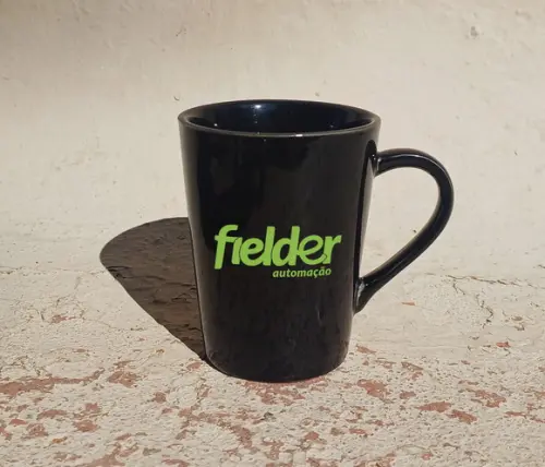 Caneca Preta Tulipa Personalizada 250ml - 300 Unidades
