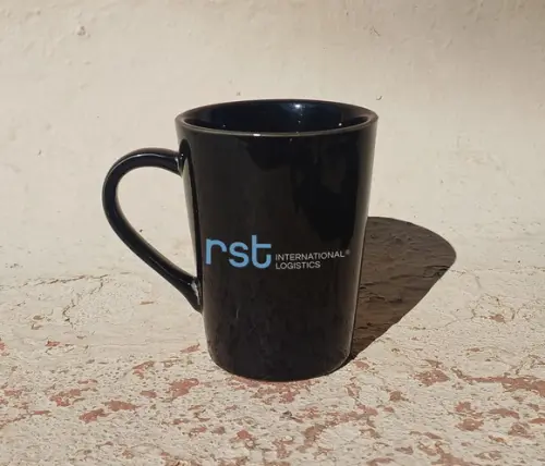 Caneca Preta Tulipa Personalizada 250ml - 50 Unidades