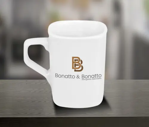 Caneca Quadrada Personalizada 160ml Porcelana - 200 Unidades