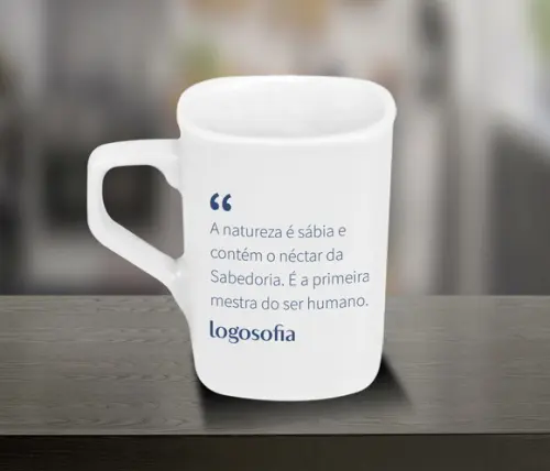 Caneca Quadrada Personalizada 160ml Porcelana - 24 Unidades