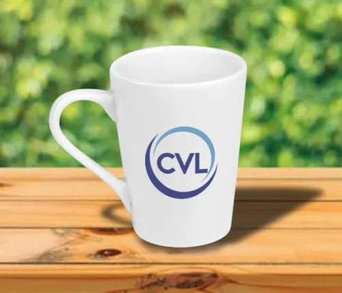 Caneca Tulipa Personalizada 210ml de Porcelana - 36 Unidades