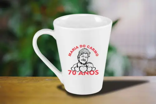 Caneca Tulipa Personalizada 250ml - Kit 48 Unidades