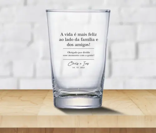 Copo Caldereta Classic Nadir Personalizado 300ml - 36 Peças