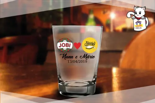 Copo de Cerveja Personalizado Caldereta 350ml - Kit 24 Un.