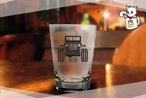Copo de Cerveja Personalizado Caldereta 350ml - Kit 24 Un.