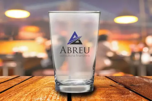 Copo de Cerveja Personalizado Caldereta 350ml - Kit 48 Un.