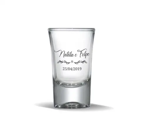 Copo Shot Dose Personalizado 40ml 100 Unidades