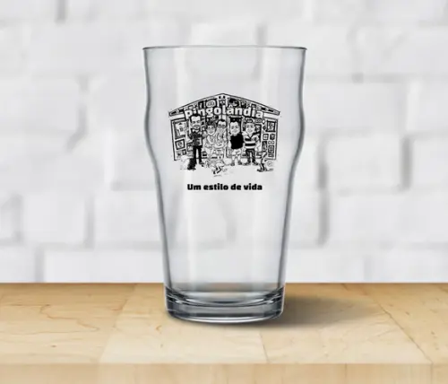 Copo Stout Personalizado 473ml - Kit 100 Unidades