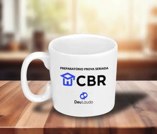 Mini Caneca Personalizada de 100ml Porcelana - 100 Unidades