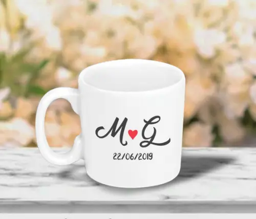 Mini Caneca Personalizada de 100ml Porcelana - 100 Unidades