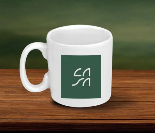 Mini Caneca Personalizada de 100ml Porcelana - 150 Unidades