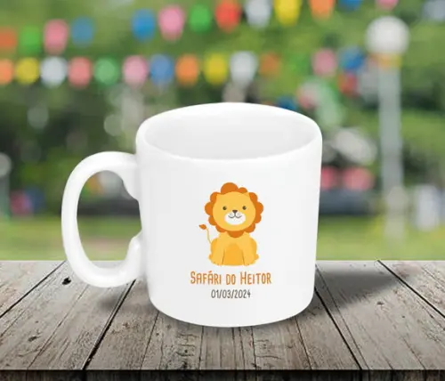 Mini Caneca Personalizada de 100ml Porcelana - 200 Unidades