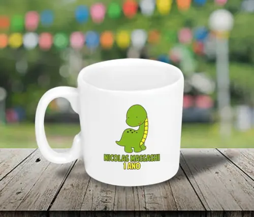 Mini Caneca Personalizada de 100ml Porcelana - 24 Unidades