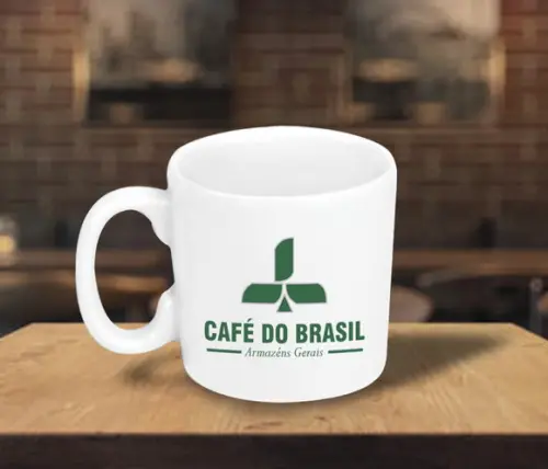 Mini Caneca Personalizada de 100ml Porcelana - 48 Unidades