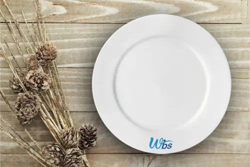 Prato Sobremesa 18cm Porcelana 24 Unidades