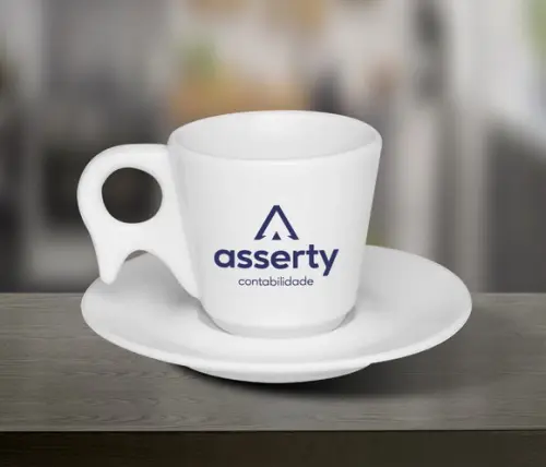 Xicara Cappuccino 200ml Personalizada Pirâmide 24 Unidades