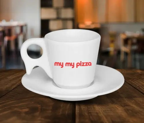 Xicara Cappuccino 200ml Personalizada Pirâmide 24 Unidades