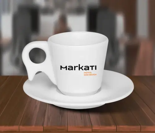 Xicara Cappuccino 200ml Personalizada Pirâmide 36 Unidades