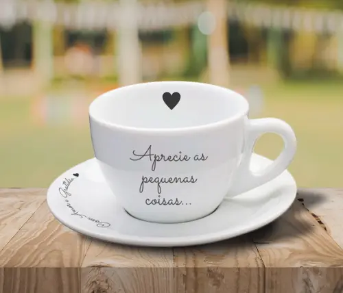 Xicara Cremosa 90ml Personalizada 48 Unidades