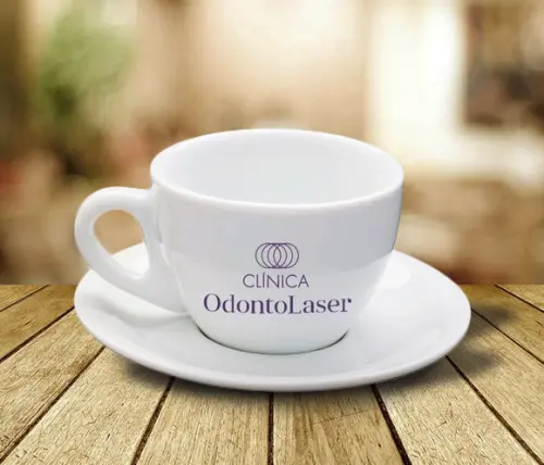 Xícara de Café Cremosa 90ml Personalizada 48 Unidades