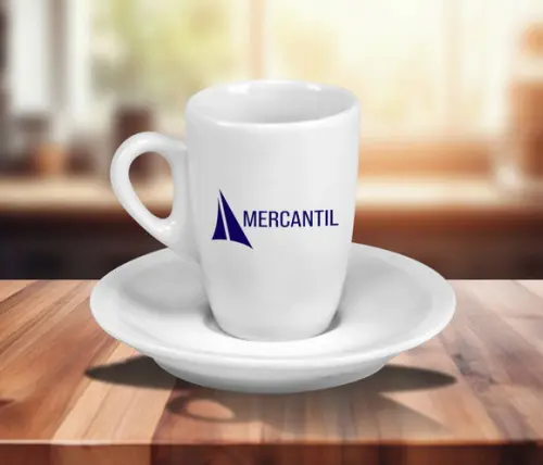 Xícara de Café Genova 85ml Personalizada 12 Unidades