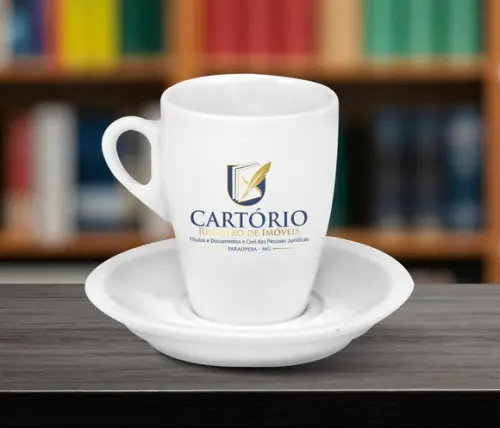 Xícara de Chá Personalizada Genova 150ml - 12 Unidades