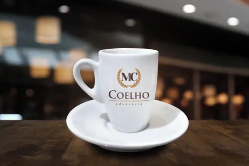 Xícara Genova 85ml com Pires Personalizado 12 Unidades
