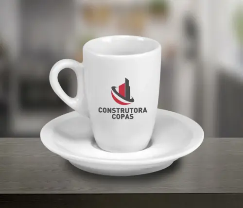 Xícara Personalizada Genova 85ml - Kit 48 Unidades