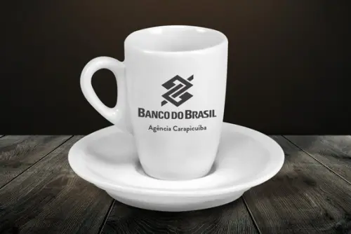 Xícara Personalizada Genova 85ml Porcelana 12 Unidades