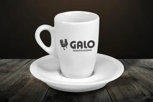 Xícara Personalizada Genova 85ml Porcelana 12 Unidades