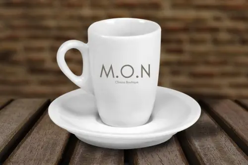 Xícara Personalizada Genova Porcelana 85ml 12 Unidades