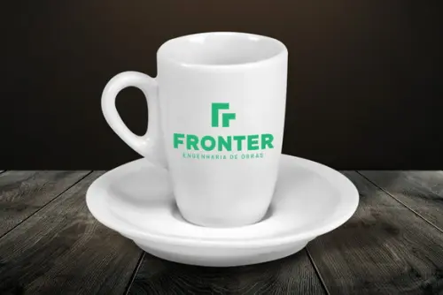 Xícara Personalizada Genova Porcelana 85ml 12 Unidades