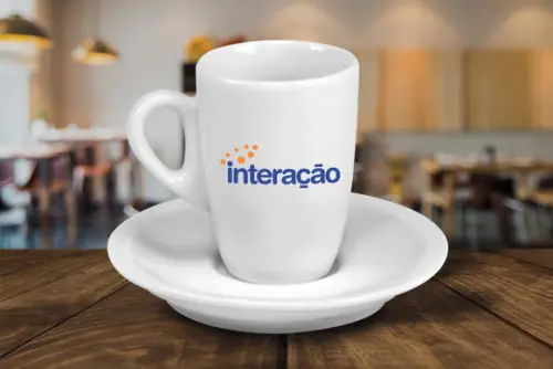 Xícara Personalizada Genova Porcelana 85ml 36 Unidades