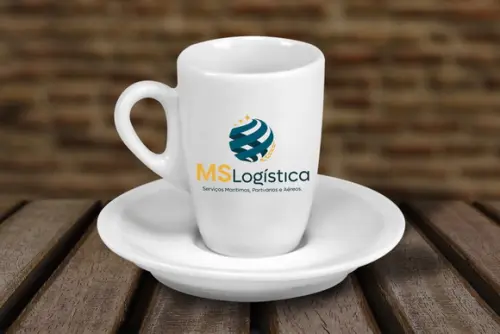 Xícara Personalizada Genova Porcelana 85ml 36 Unidades
