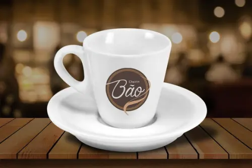 Xicara Personalizada Pirâmide de 70ml - 36 Unidades
