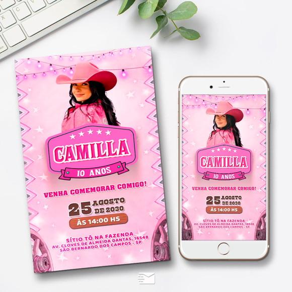 Convite Digital Boiadeira