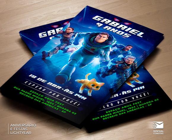 Convite Digital Buzz Lightyear