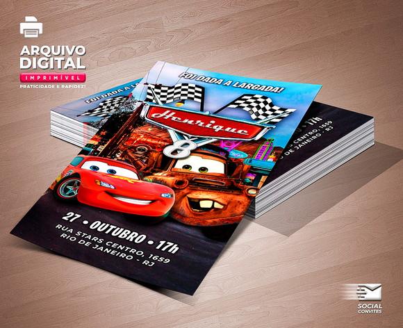 Convite Digital Carros