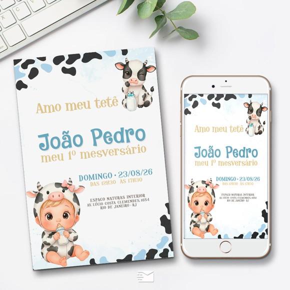 Convite Digital Eu Amo Tetê