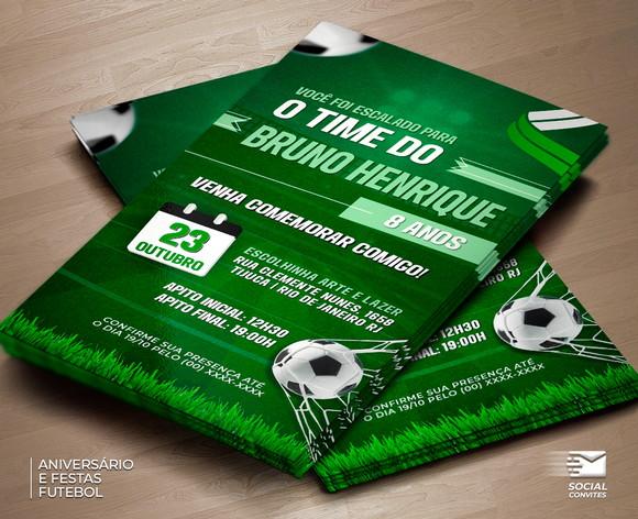 Convite Digital Futebol