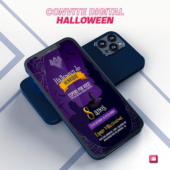Convite Digital Halloween
