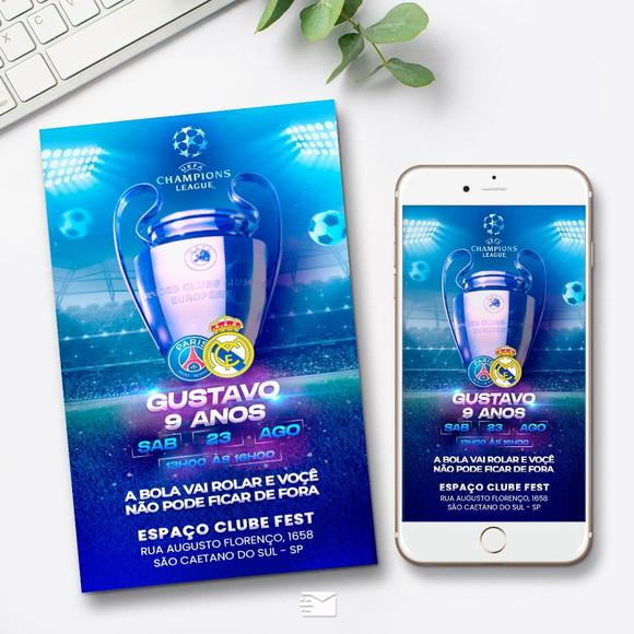 Convite Digital Liga dos Campeões