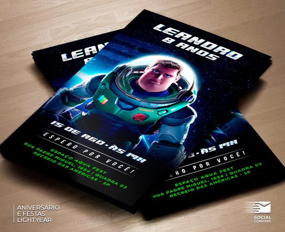 Convite Digital Lightyear