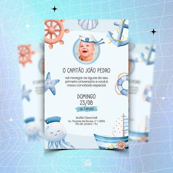 Convite Digital Marinheiro