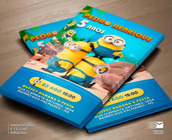 Convite Digital Minions