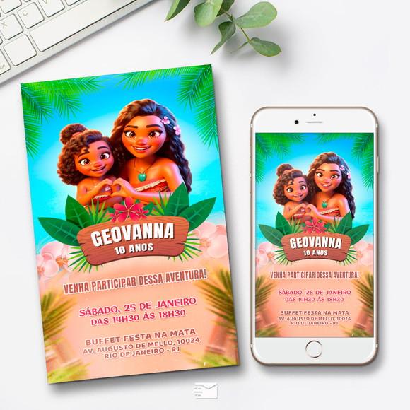 Convite Digital Moana